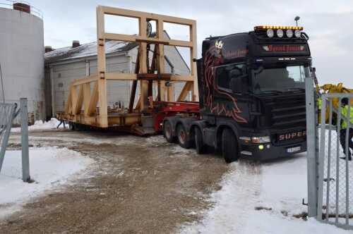 Spesial transport med Brønn tralle